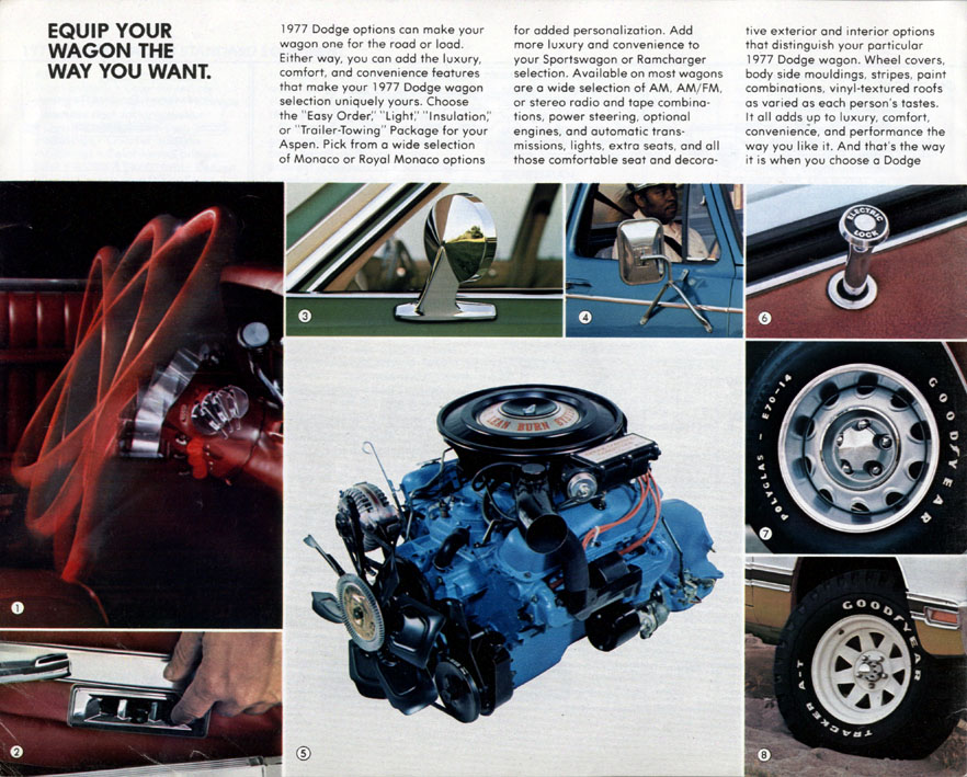1977 Dodge Wagons Brochure Page 2
